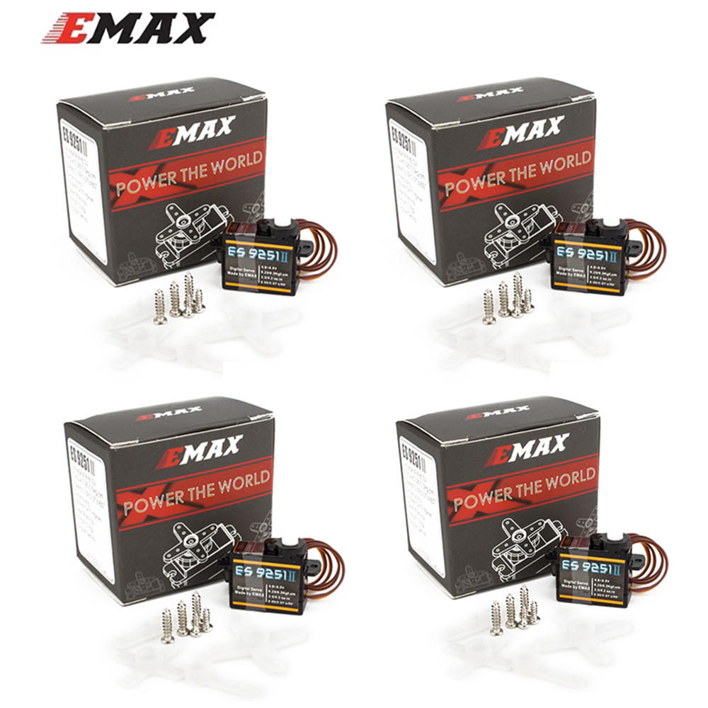 Rc Helicopter Servo - เซอร์โวมอเตอร์ดิจิตอลขนาดเล็ก EMAX ES9251II ES9251 4g 0.27