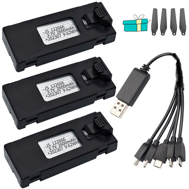 3.7V 2600Mah Drone แบตเตอรี่ R - Eachine Drone E58 บทวิจารณ์และราคา