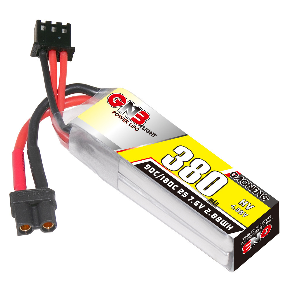 GNB 2S 7.6V 380mAh 90C/180C แบ - Rc Helicopter Coaxial บทวิจารณ์และราคา