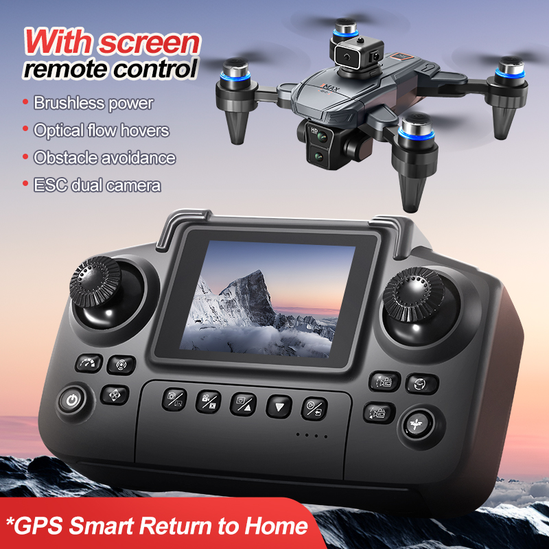 GPS RC Drone พร้อมหน้าจอ 4K Pr - Rc Helicopter Charger บทวิจารณ์และราคา