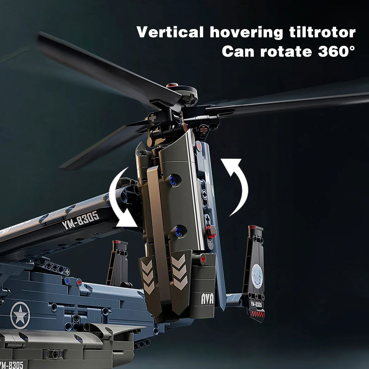 ชุดตัวต่อเครื่องบิน V-22 Ospre - Jjrc Drone X12 บทวิจารณ์และราคา
